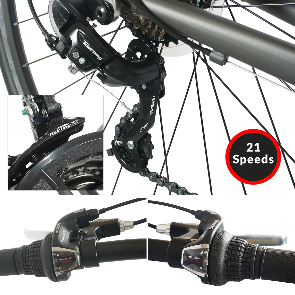 Tracer Braver 700C 7 Speed Hybrid Road Bike for Men