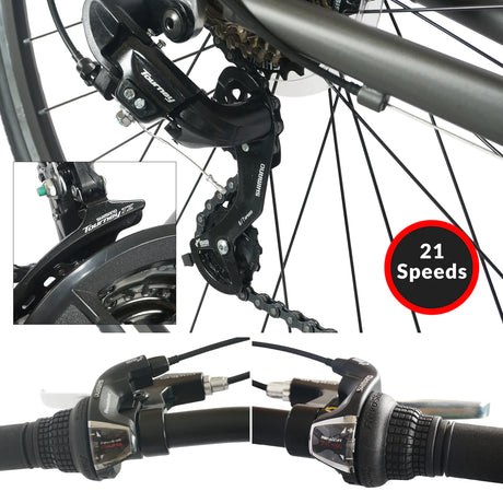 Tracer Braver 700C 7 Speed Hybrid Road Bike for Men