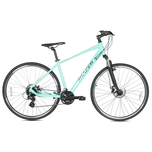 Tracer Bravery DX Hybrid City Bike - Matte Green | City Bike | Road Bike | Bike Lover USA