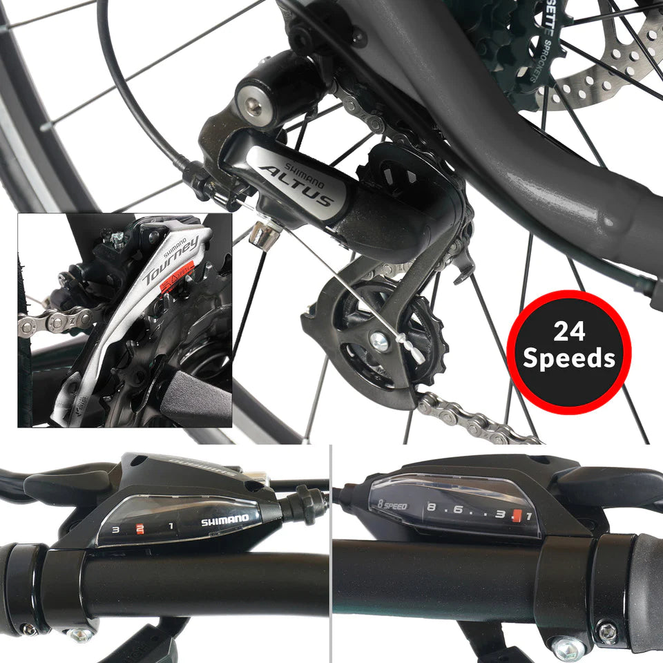 Tracer Bravery 24 Speed Hybrid Road Bike