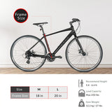 Tracer Bravery 24 Speed Hybrid Road Bike