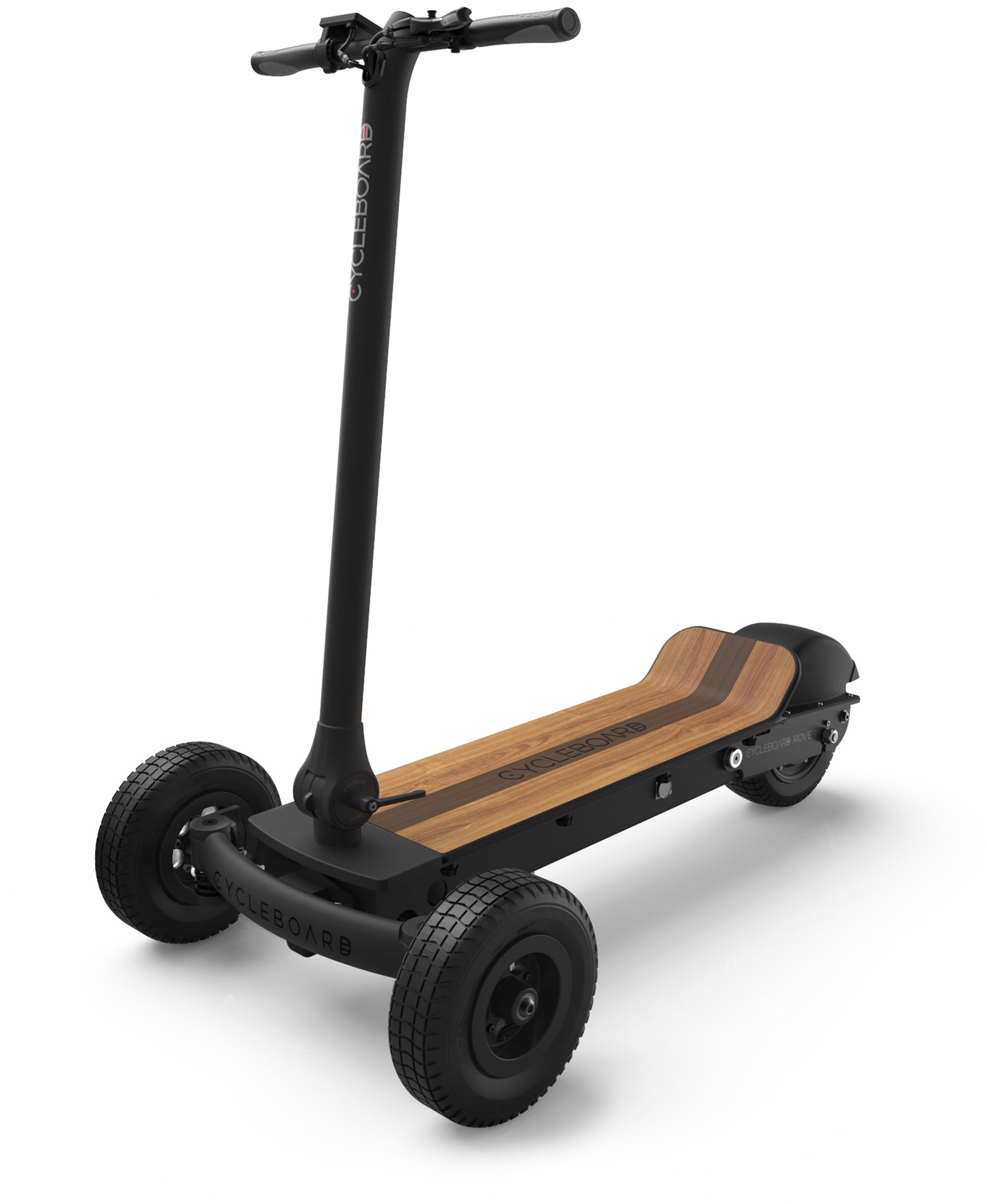 Cycleboard Rover No Limits All-terrain Vehicle - Phantom Black / Woody | All terrain Electric Vehicle | Electric Scooter | Cycleboard Scooter Folding Scooter | Bike Lover USA