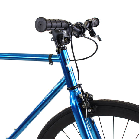 Golden Cycles GC-Blue Jay Single Speed Road Bike Steel Frame 700c Wheels Flip-Flop Hub