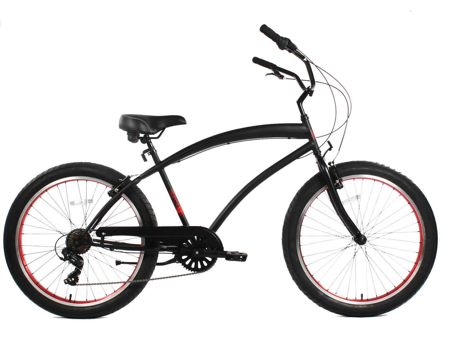 ZF Bikes - Cobra - 7spd - Black Red