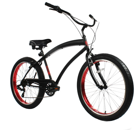 ZF Bikes - Cobra - 7spd - Black Red