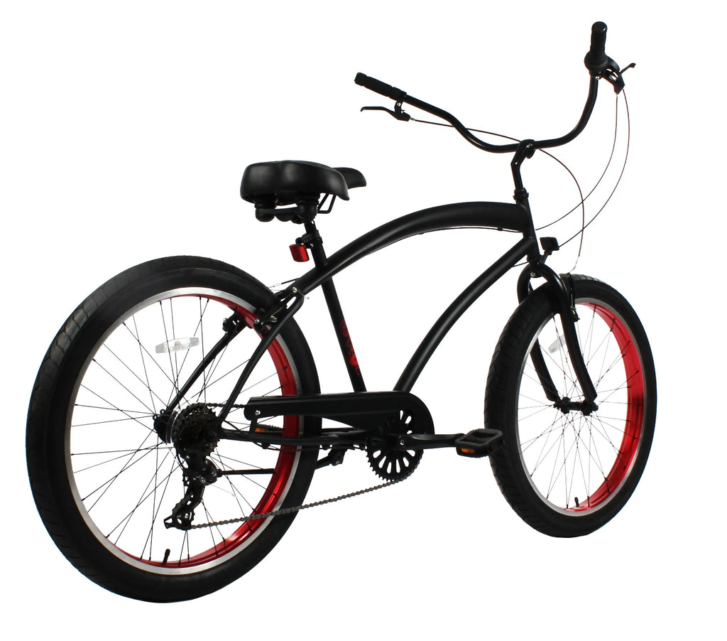 ZF Bikes - Cobra - 7spd - Black Red