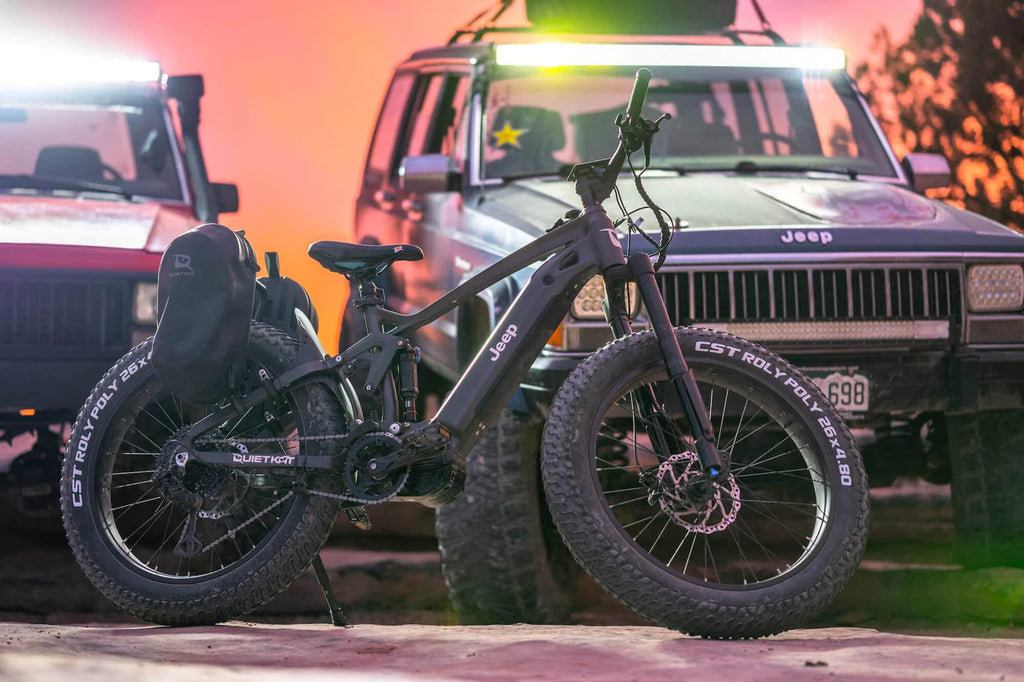 Quietkat Jeep E-Bike - Charcoal | Electric Mountain Bike | Bike Lover USA