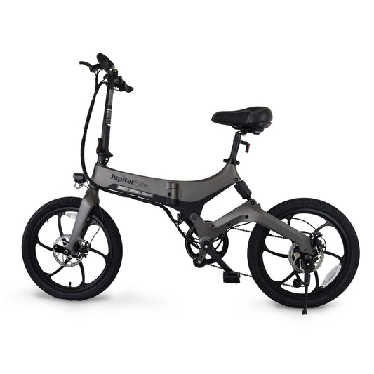 JupiterBike Discovery X7 Folding Electric Bike-Grey