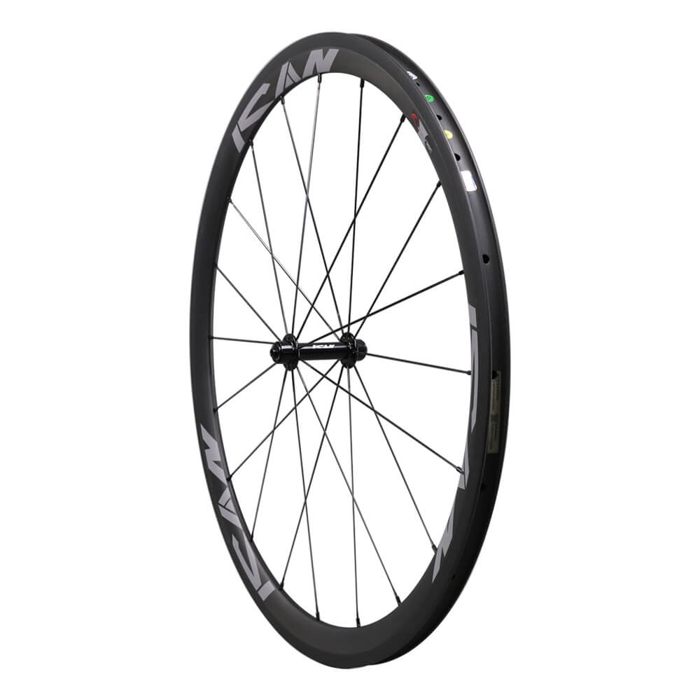 38mm Carbon Clincher Climbing Sapim CX-Ray Spokes Wheelset