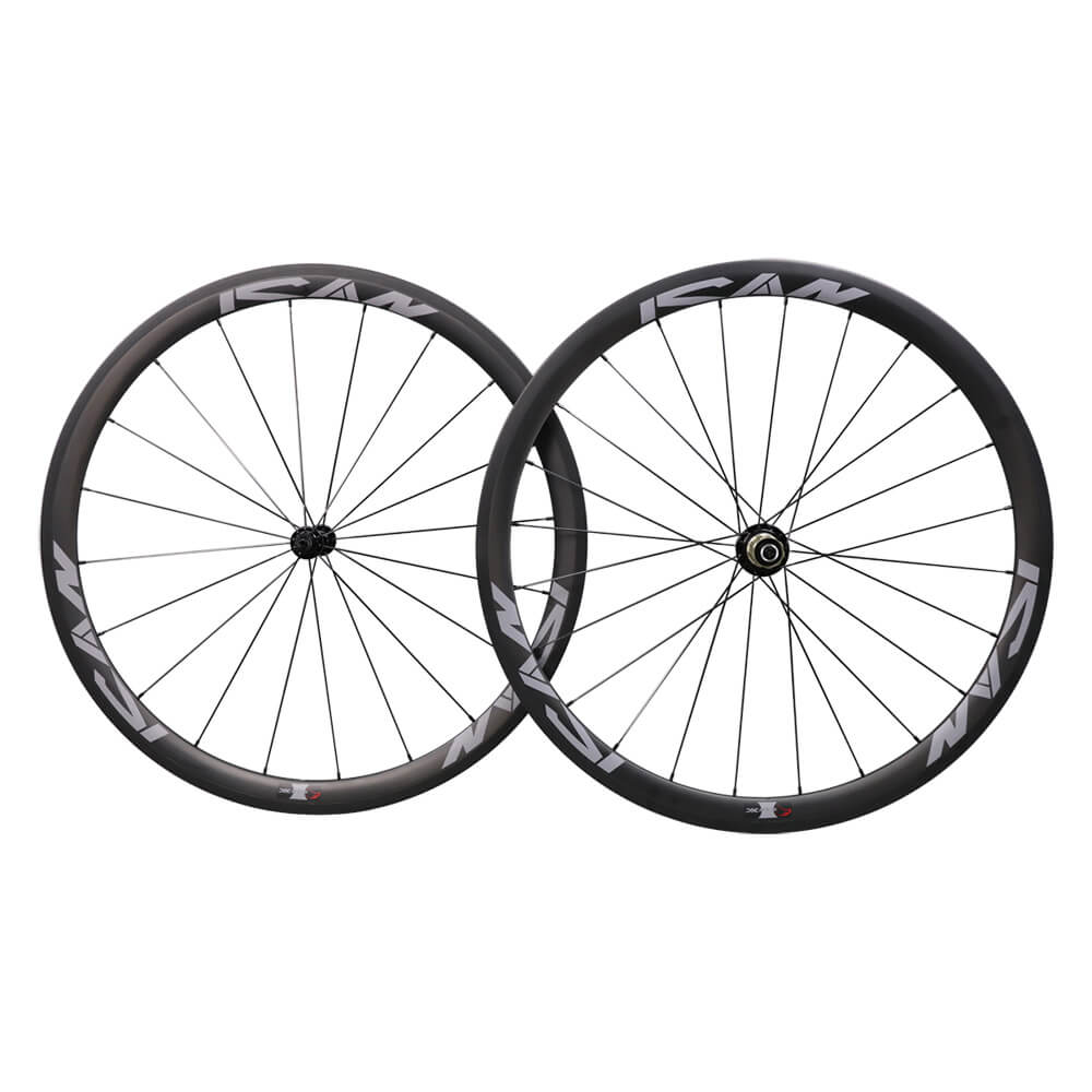 38mm Carbon Clincher Climbing Sapim CX-Ray Spokes Wheelset