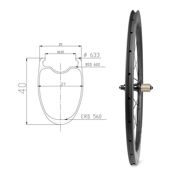 Alpha 40 Wheelset