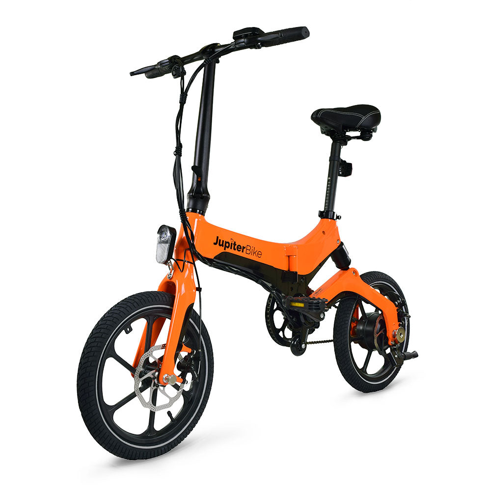 JupiterBike Discovery X5 Folding Electric Bike-Orange
