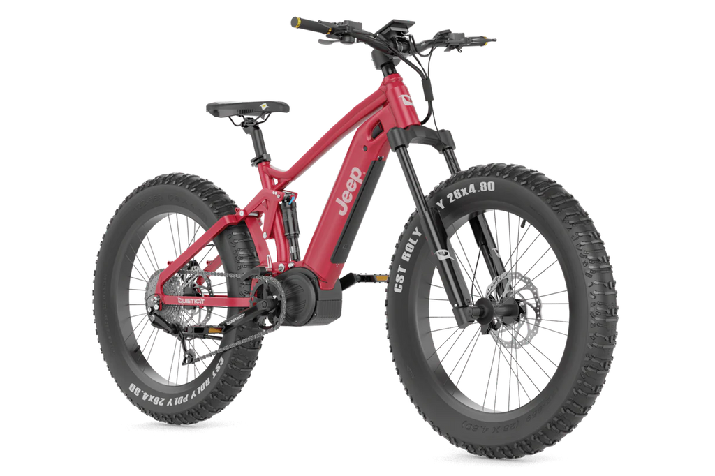 Quietkat Jeep E-Bike - Red | Electric Mountain Bike | Bike Lover USA