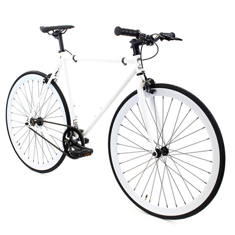Golden Cycles GC-Kilo Single Speed Road Bike Steel Frame 700c Wheels Flip-Flop Hub