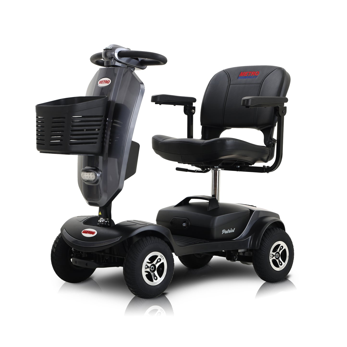 Metro Patriot Mobility Scooter - Metallic Grey