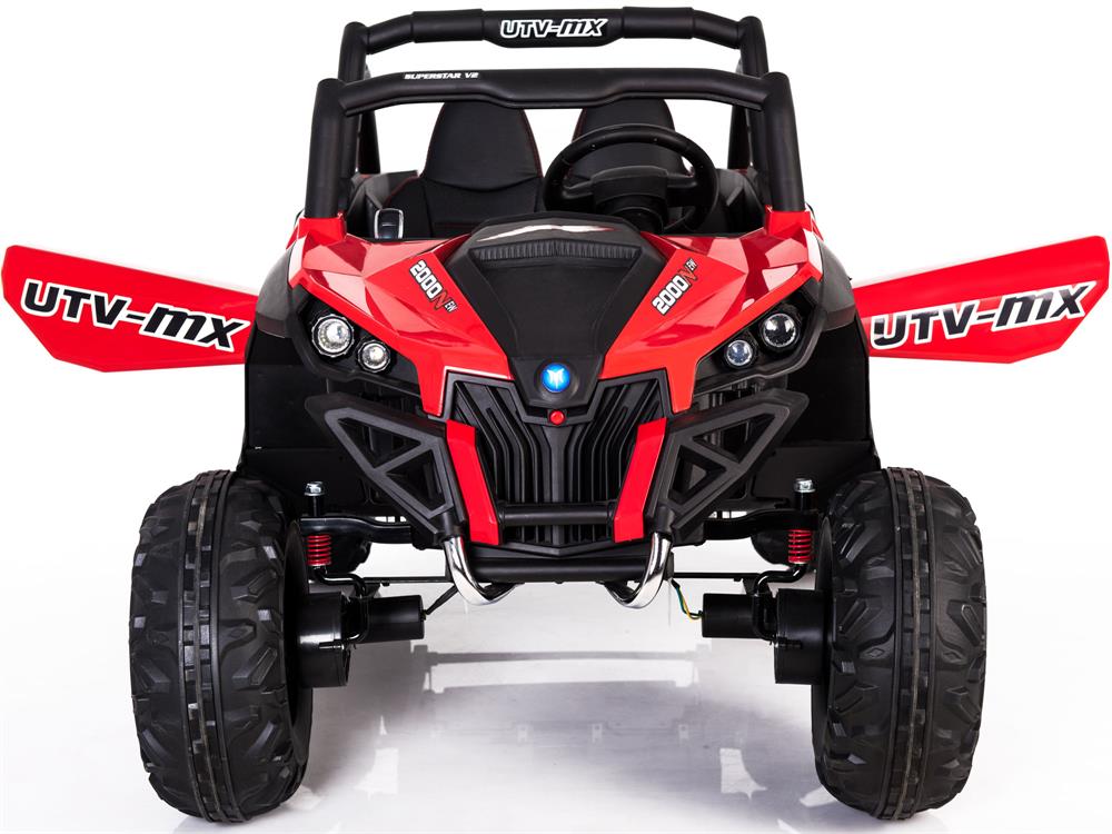 MotoTec Mini Moto UTV 4x4 12v (2.4ghz RC) - Red