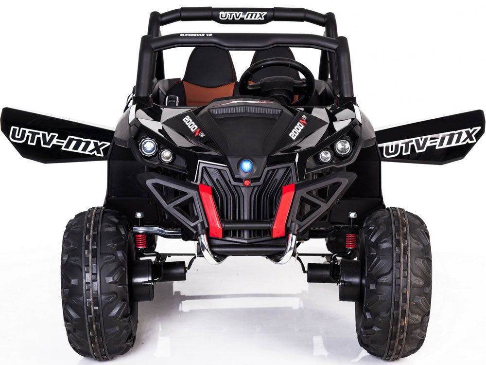 MotoTec Mini Moto UTV 4x4 12v (2.4ghz RC) - Black