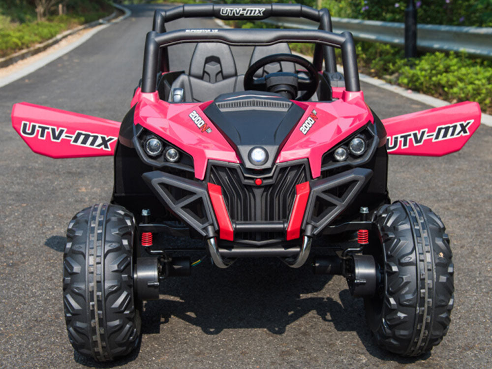 MotoTec Mini Moto UTV 4x4 12v (2.4ghz RC) - Pink