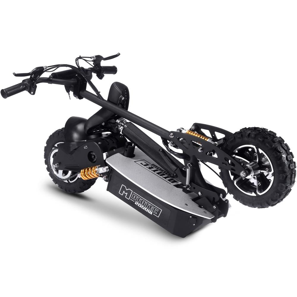 MotoTec 2000w 48v Electric Scooter Black