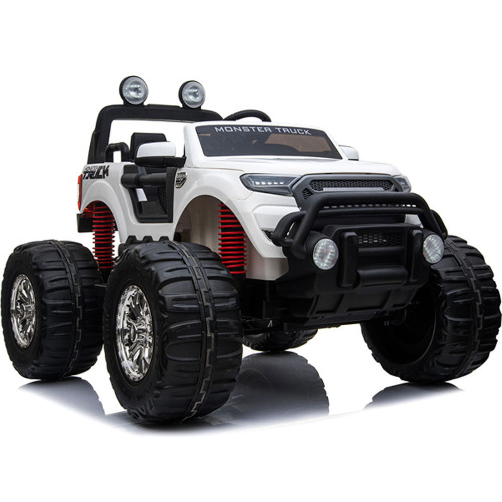 MotoTec Monster Truck 4x4 12v (2.4ghz) - White