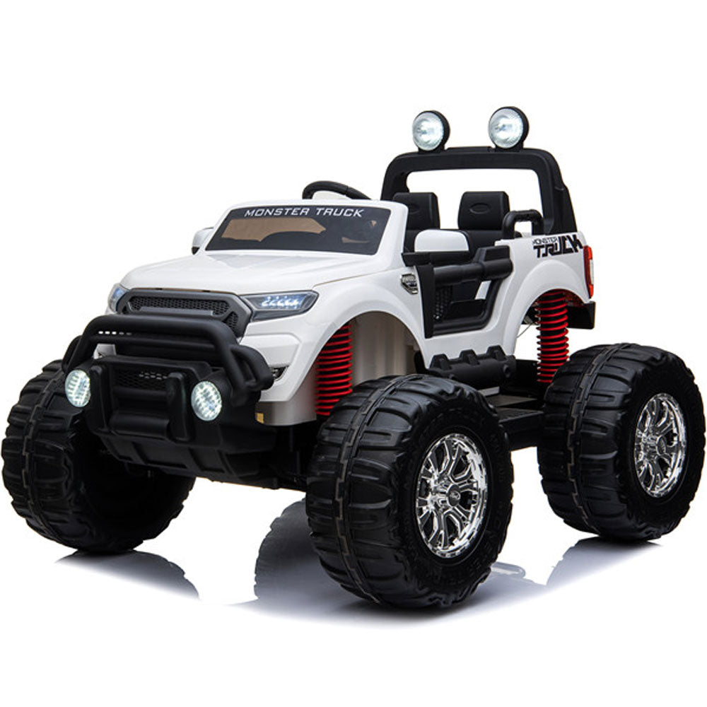 MotoTec Monster Truck 4x4 12v (2.4ghz) - White