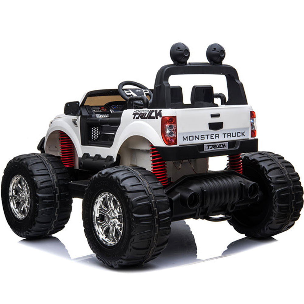 MotoTec Monster Truck 4x4 12v (2.4ghz) - White