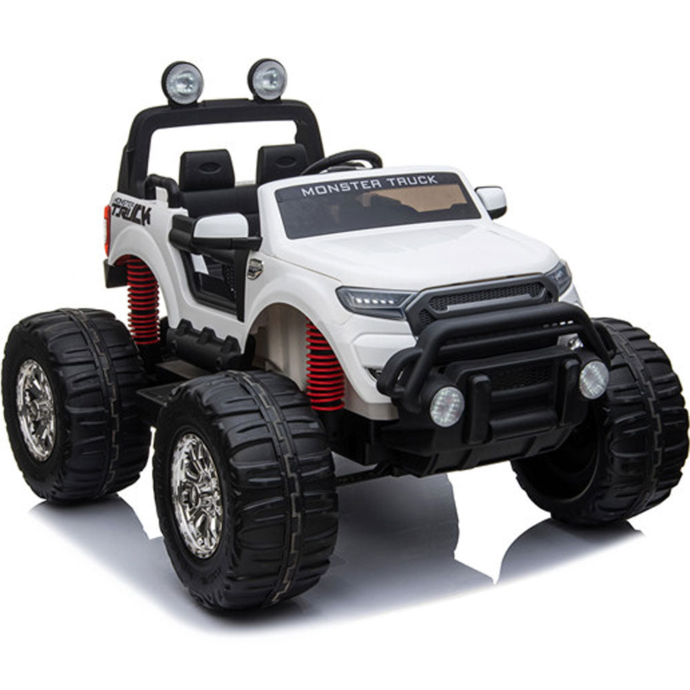 MotoTec Monster Truck 4x4 12v (2.4ghz) - White