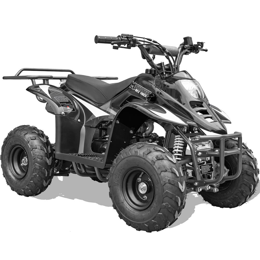 MotoTec Rex 110cc 4-Stroke Kids Gas ATV - Black