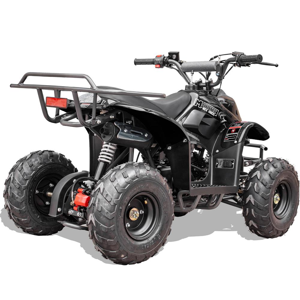 MotoTec Rex 110cc 4-Stroke Kids Gas ATV - Black