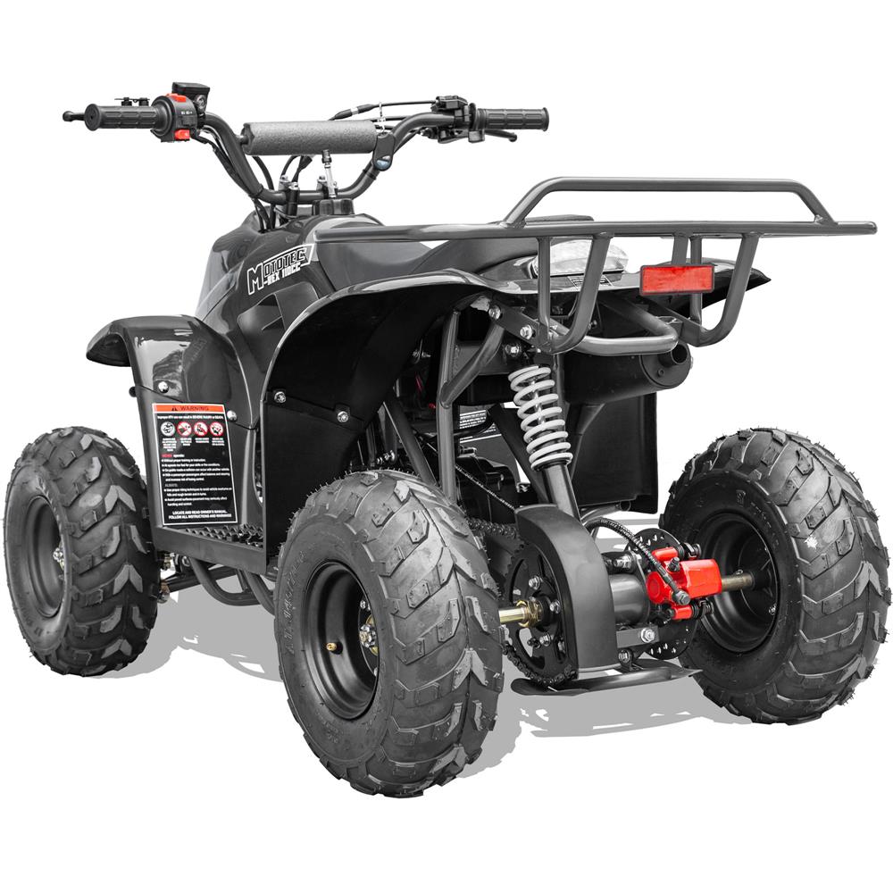 MotoTec Rex 110cc 4-Stroke Kids Gas ATV - Black