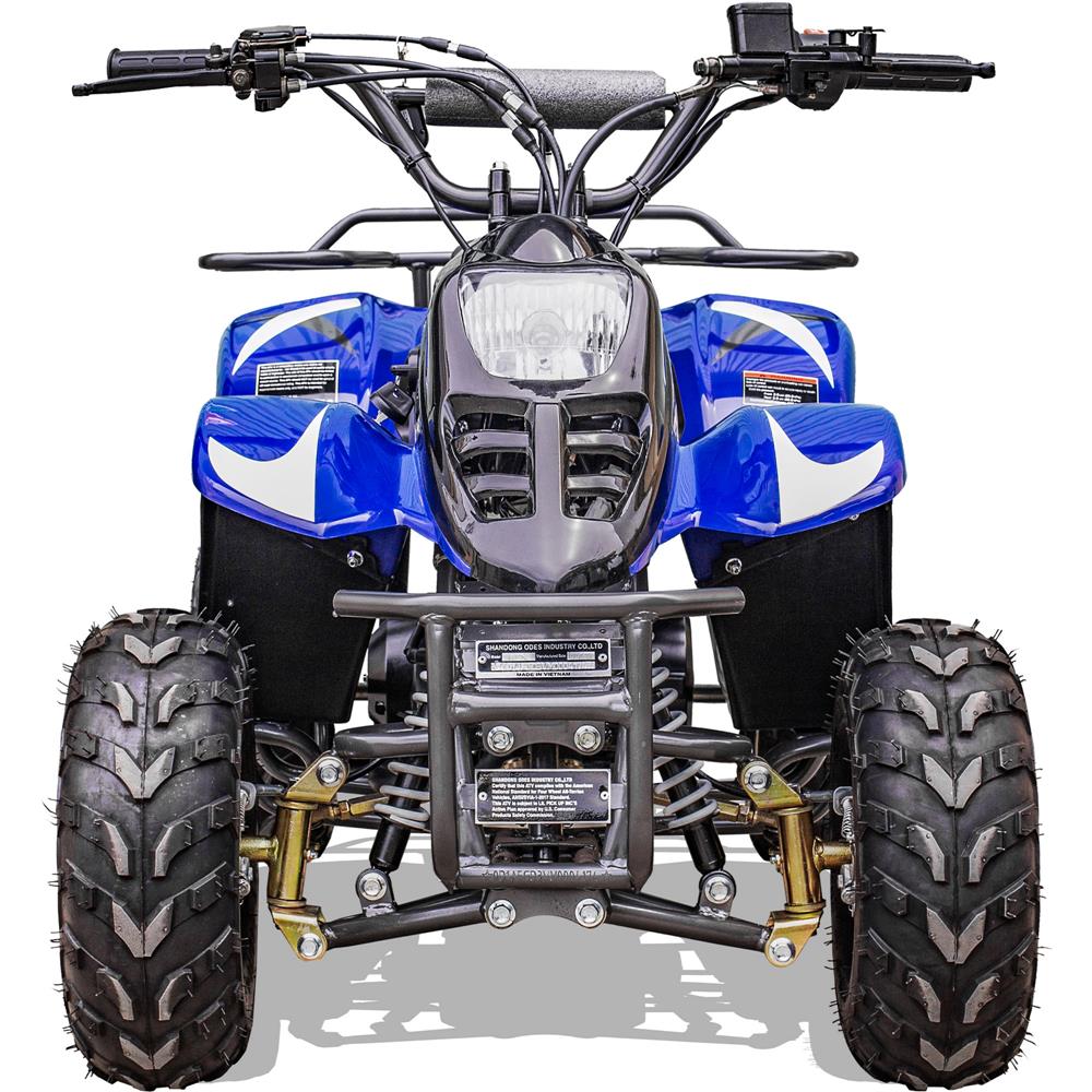 MotoTec Rex 110cc 4-Stroke Kids Gas ATV - Blue