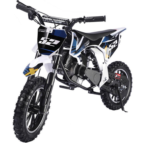 MotoTec Warrior 52cc 2-Stroke Kids Gas Dirt Bike