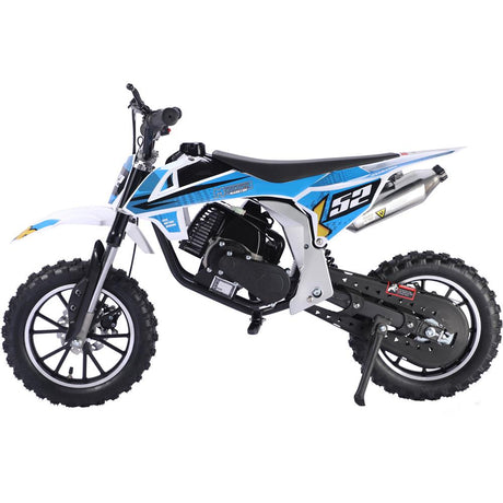 MotoTec Warrior 52cc 2-Stroke Kids Gas Dirt Bike