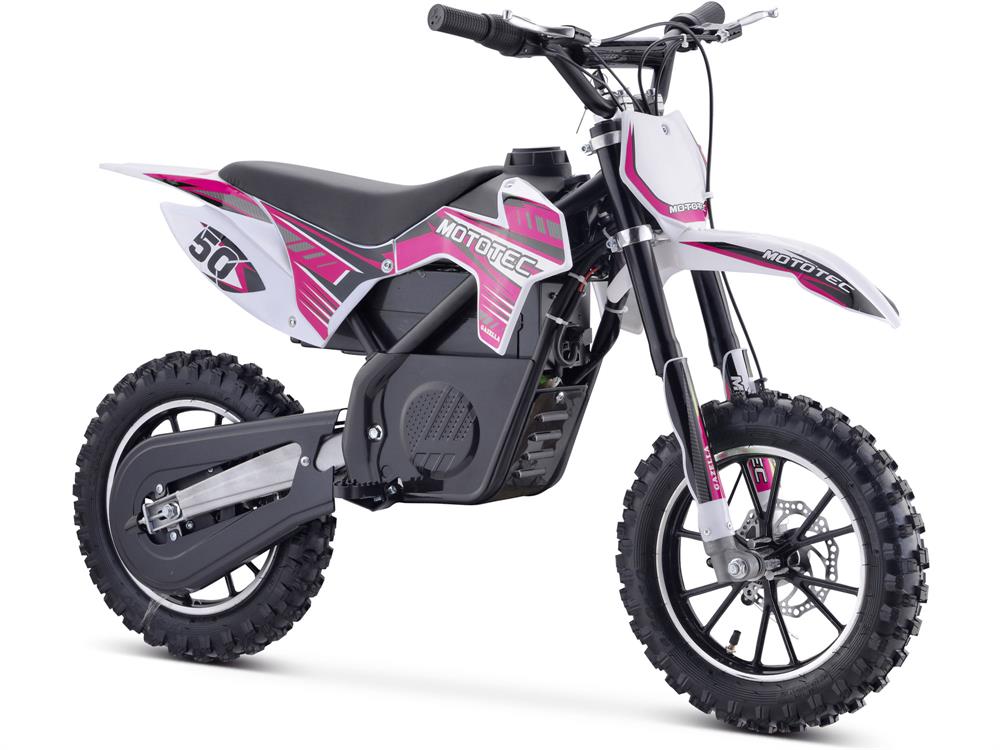 MotoTec 24v 500w Gazella Electric Dirt Bike - Purple