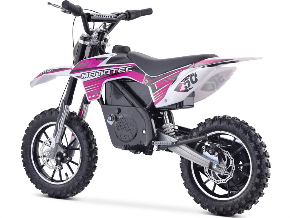 MotoTec 24v 500w Gazella Electric Dirt Bike - Purple