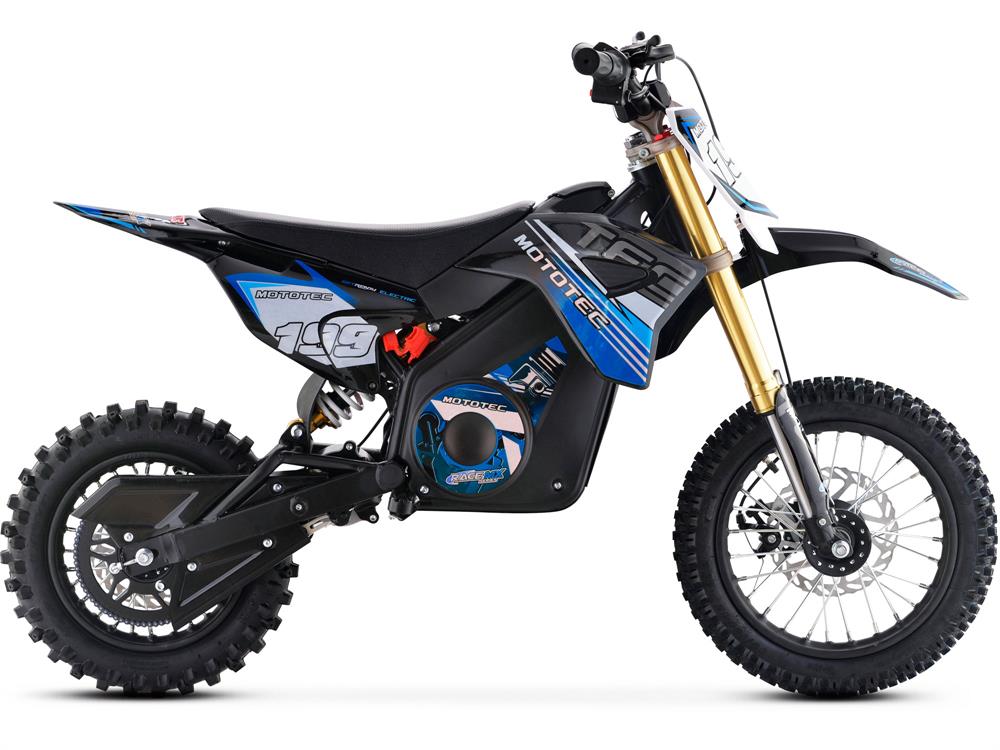 MotoTec 36v Pro Electric Dirt Bike 1000w Lithium - Blue