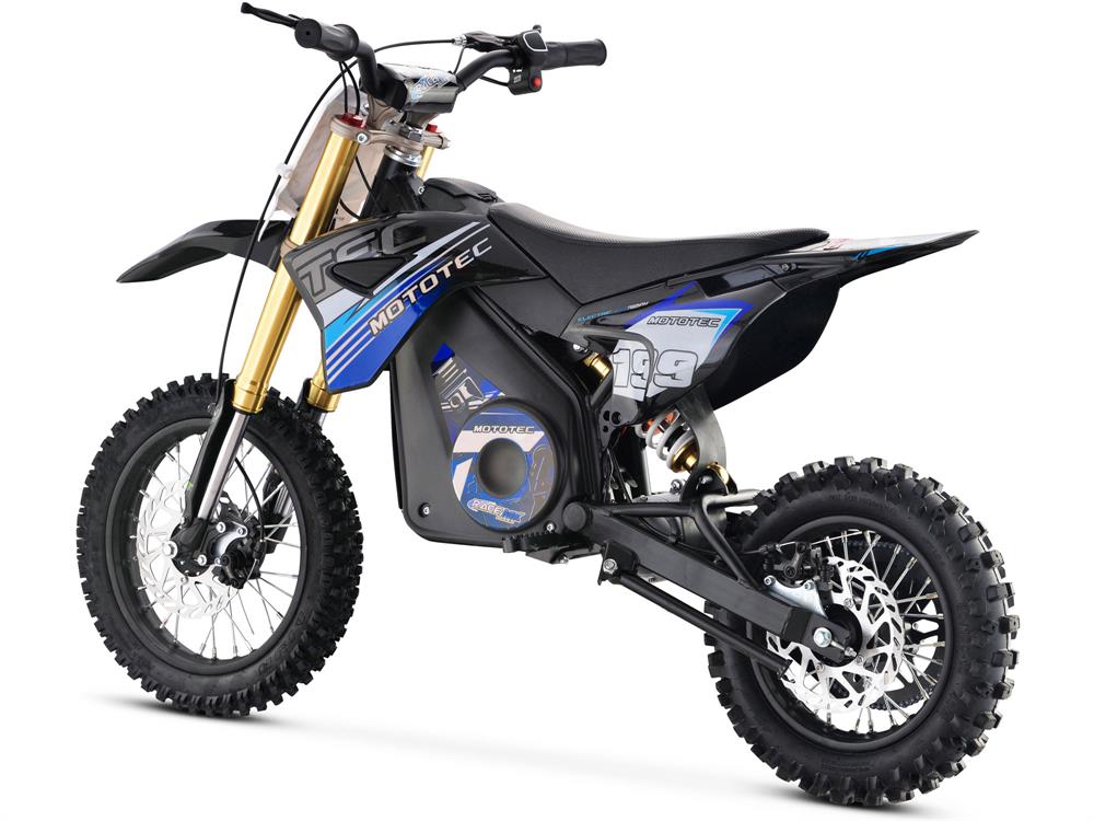 MotoTec 36v Pro Electric Dirt Bike 1000w Lithium - Blue