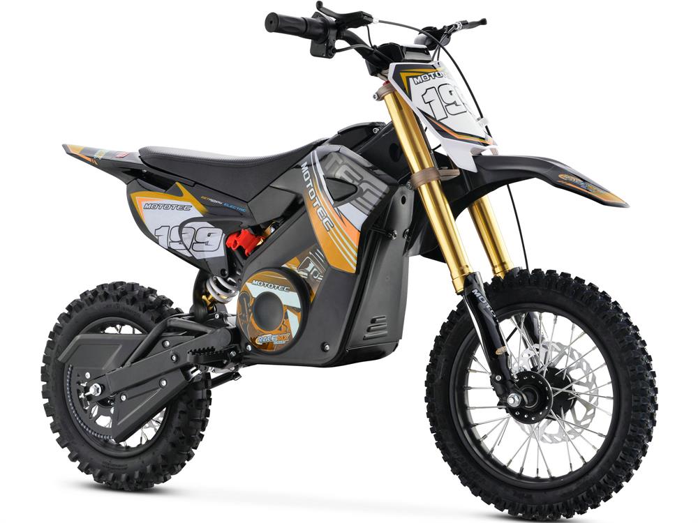 MotoTec 36v Pro Electric Dirt Bike 1000w Lithium - Orange