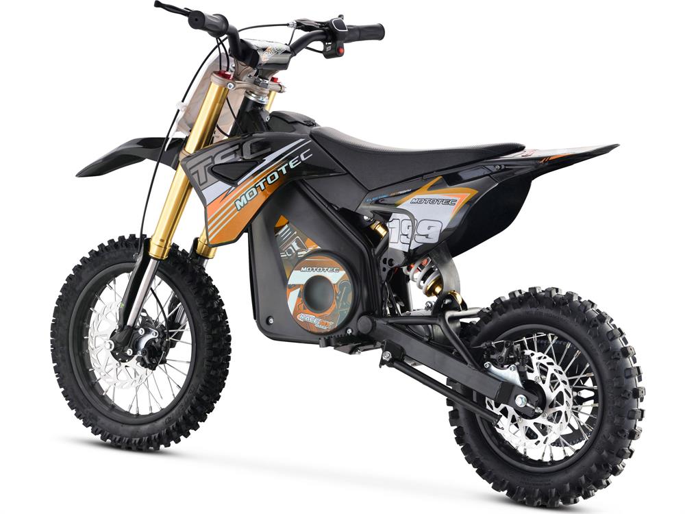 MotoTec 36v Pro Electric Dirt Bike 1000w Lithium - Orange