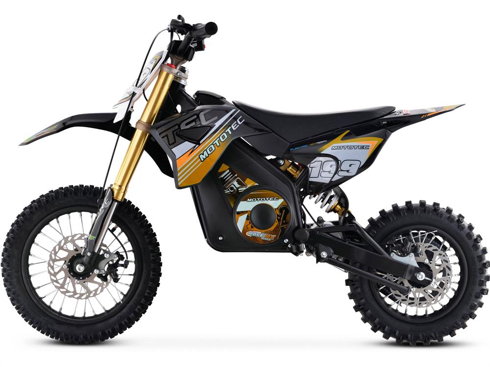 MotoTec 36v Pro Electric Dirt Bike 1000w Lithium - Orange