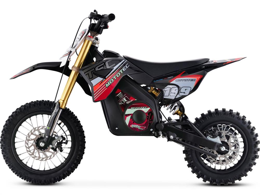 MotoTec 36v Pro Electric Dirt Bike 1000w Lithium - Red