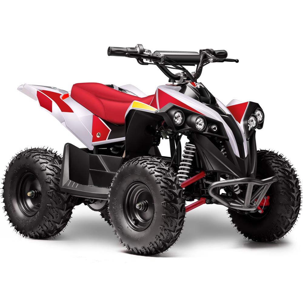 MotoTec E-Bully 36v 1000w ATV - White | Bike Lover USA