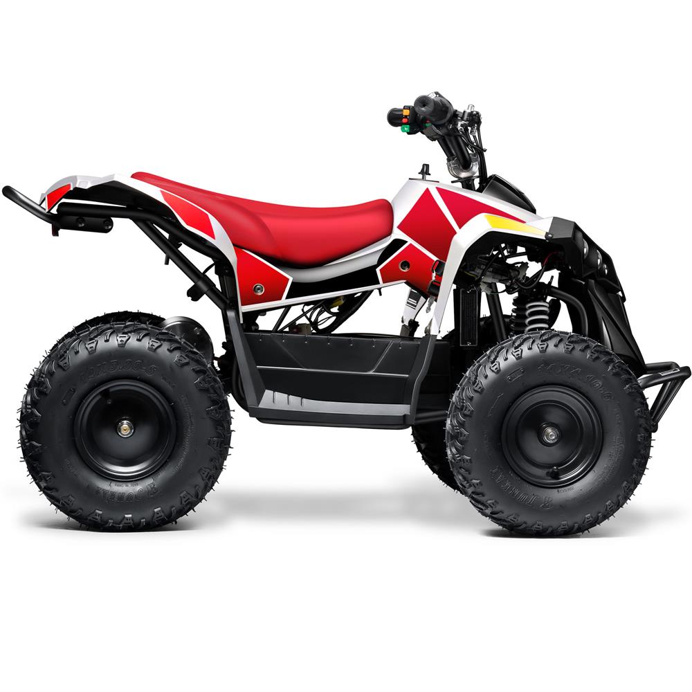 MotoTec E-Bully 36v 1000w ATV - White | Bike Lover USA