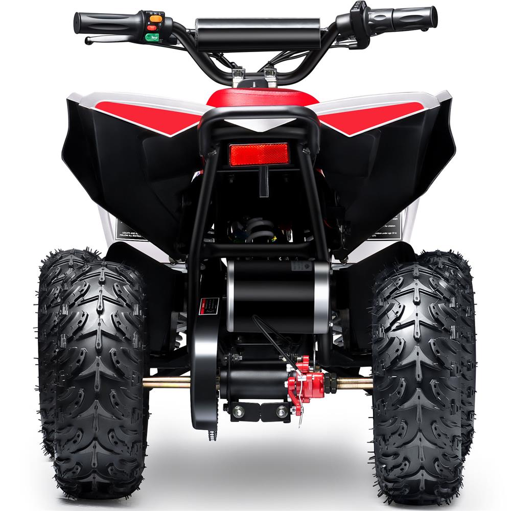 MotoTec E-Bully 36v 1000w ATV - White | Bike Lover USA