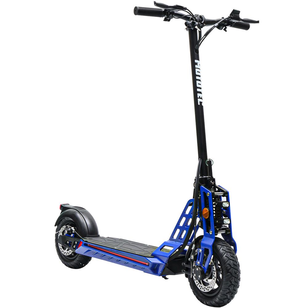 MotoTec Free Ride 48v 600w Lithium Electric Scooter - Blue