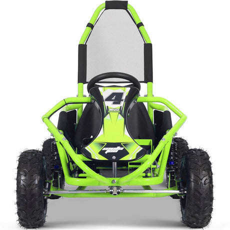 MotoTec Mud Monster Kids Electric 48V Go Kart Full Suspension 1000W Motor 20 mph 48V 12Ah Battery
