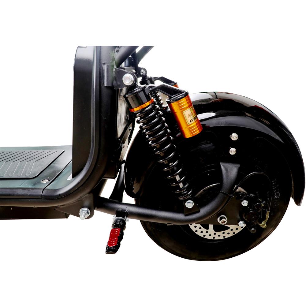 MotoTec Knockout 60v 2000w Lithium Electric Scooter Black
