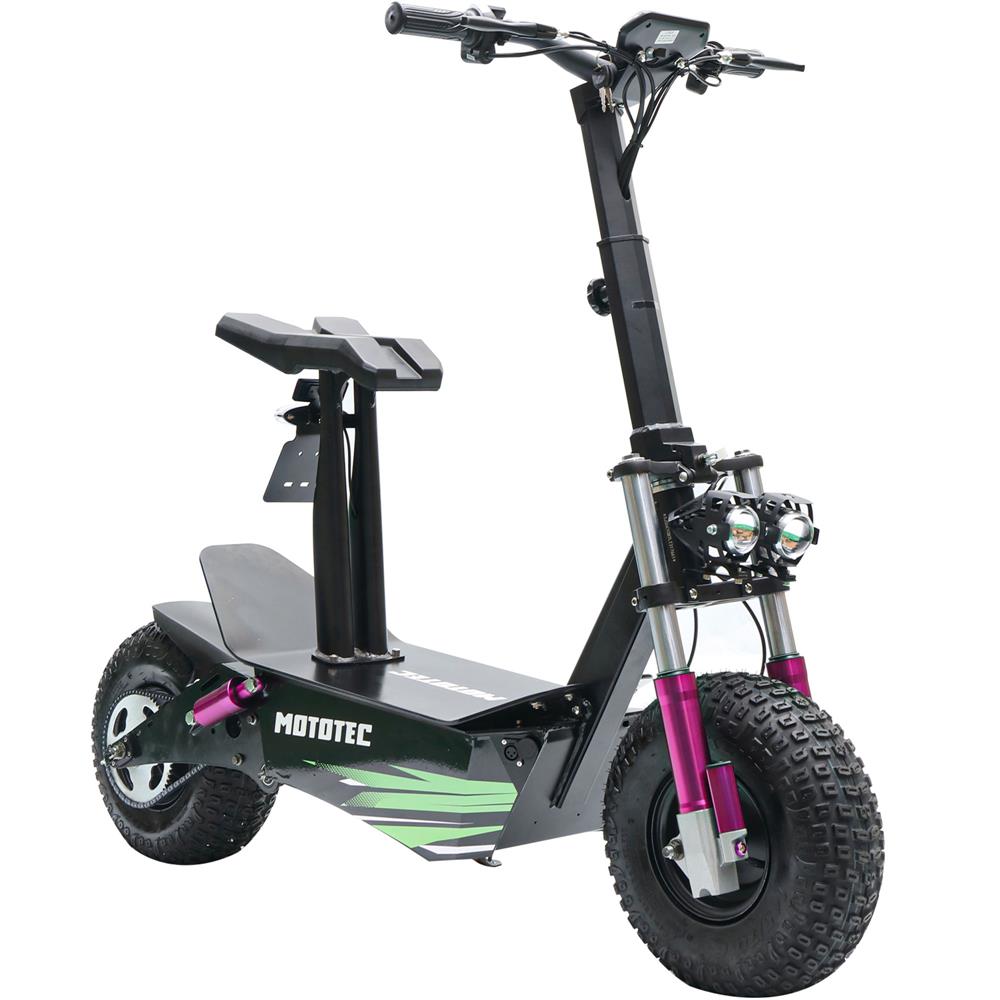 MotoTec Mars 48v 2500w Electric Scooter Black