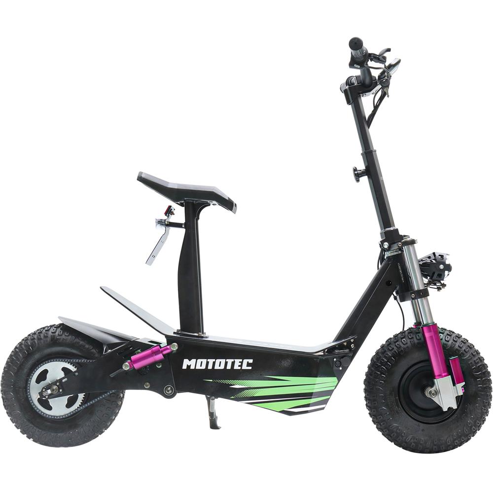 MotoTec Mars Electric Scooter Black - 48v 2500w