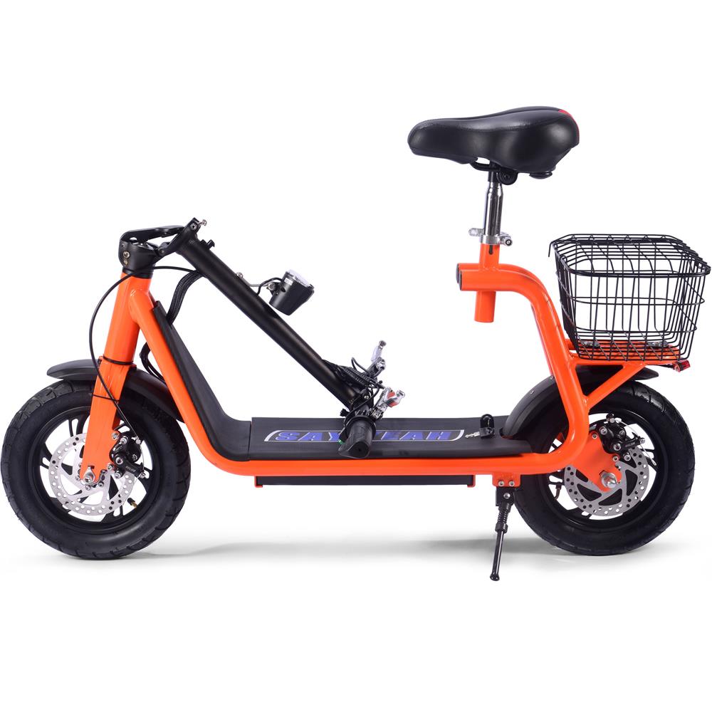 MotoTec Metro 36v 350w Lithium Electric Scooter - Orange